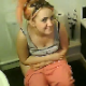 A girl publishes a webcast of her friend taking a shit. Audio is not great. The girls sound Scottish.